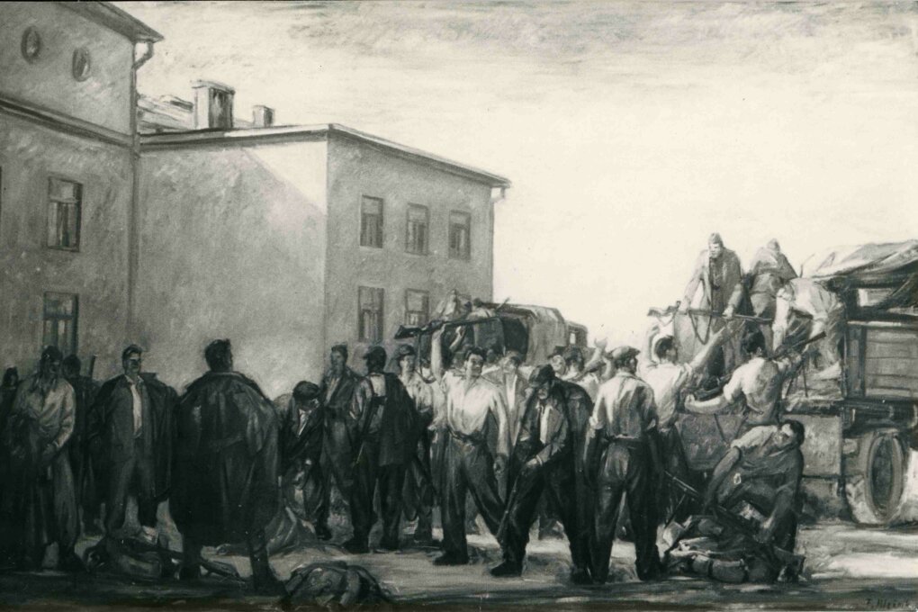 Slovenské národní povstání v grafikách Skupiny 29. augusta